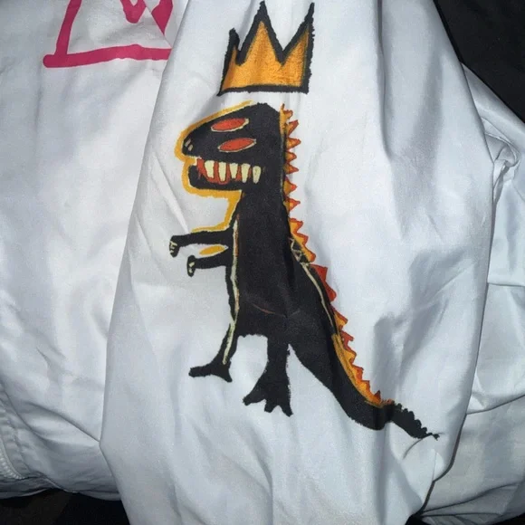 Jean-Michel Basquiat x Members Only white bomber jacket Size M - Picture 3 of 6